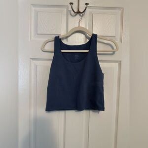 NWT Girlfriend Collective Deep Blue/Grey sports bra